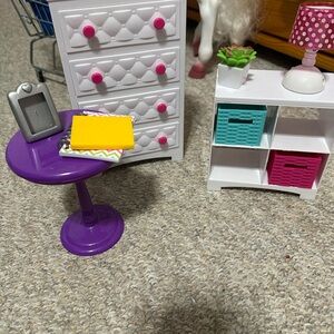 My life as 18 inch  doll bedroom accessory set